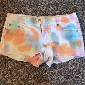 Colorful Jean Shorts